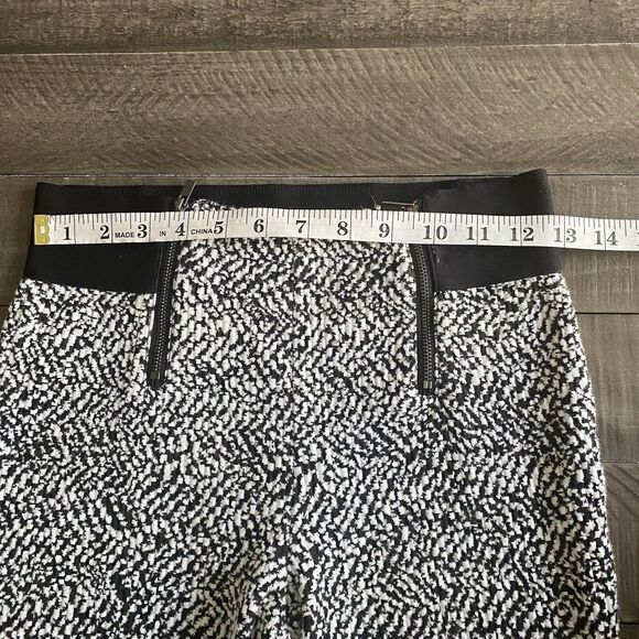 Abercrombie & Fitch Black & White Mid-Rise Pull On Skinny Stretch Leggings Sz S - Picture 11 of 13